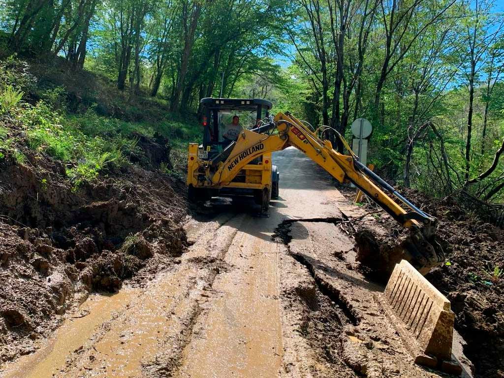 Восстановление проезда в село Веселое в Сочи
