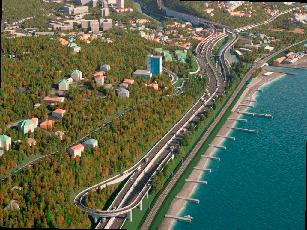 В Сочи начали строить разворотную петлю на обходе Адлера